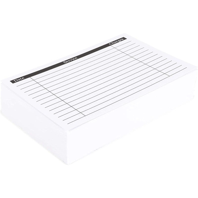 Okuna Outpost Client Profile Cards - Salon Office Supplies for Stylists - Durable 250gsm Contact Index Cards - Ample Space for Customer Information Sheets - 6 x 4 in, White, Pack of 100 - Image 3